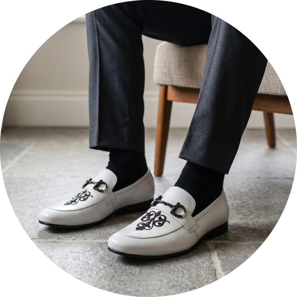 Embroidered Loafers